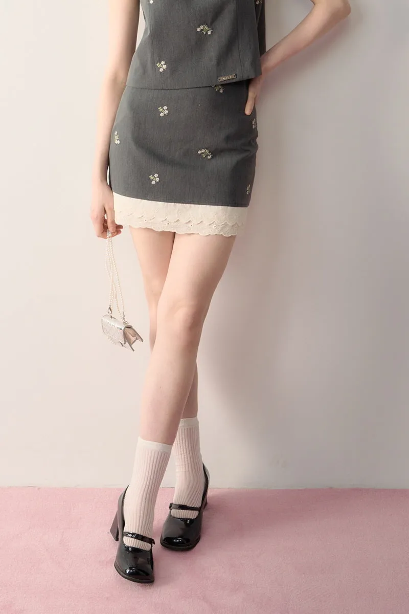 2-Design Sweet Suit Top / Skirt