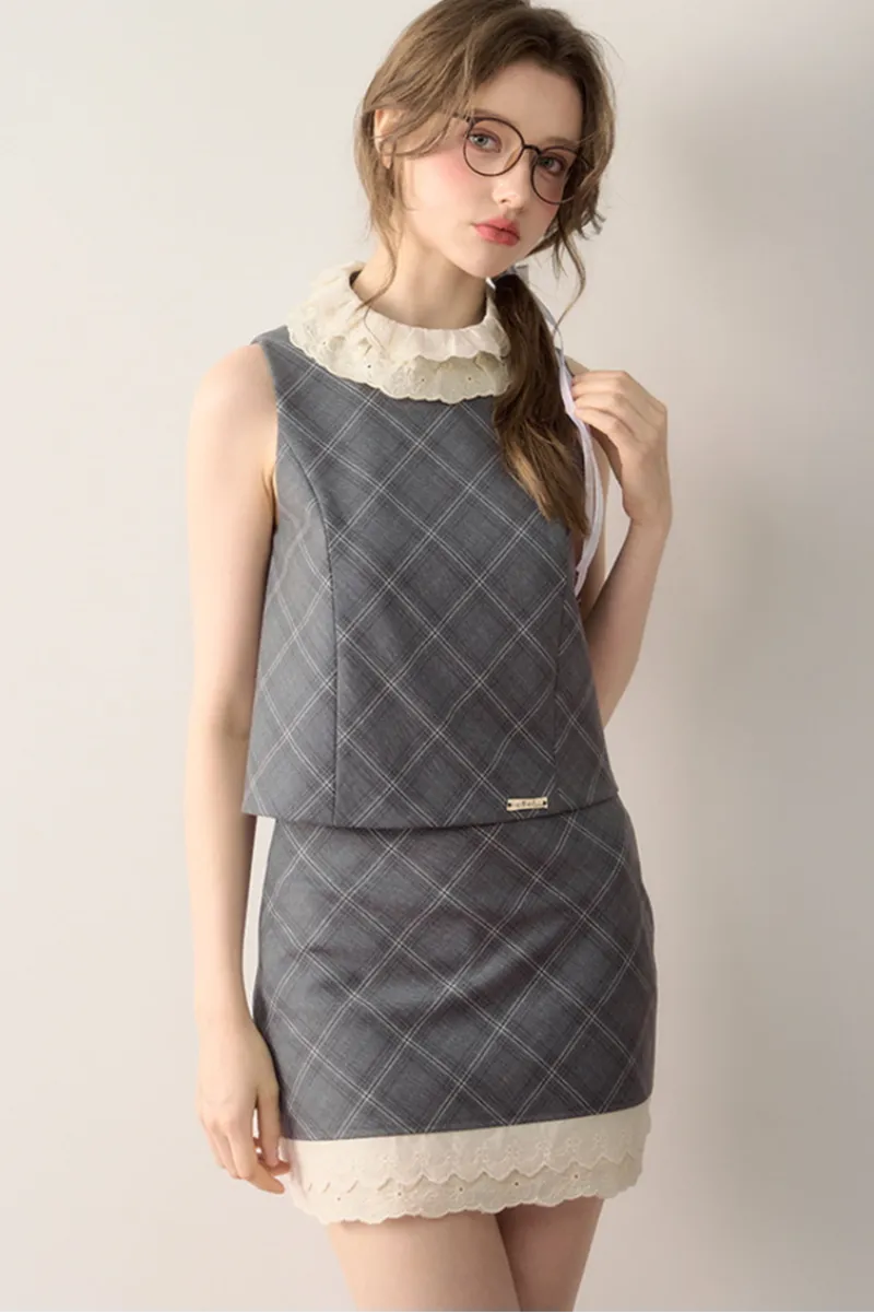 2-Design Sweet Suit Top / Skirt