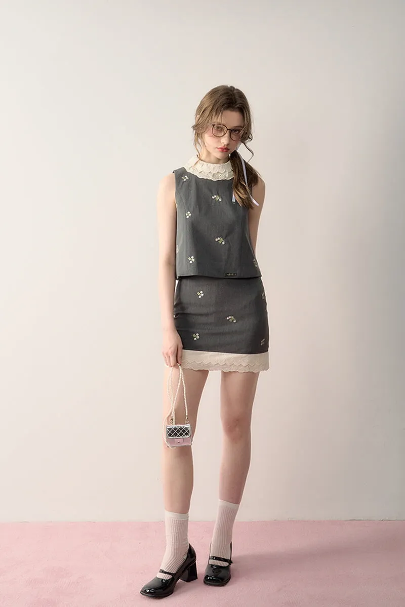 2-Design Sweet Suit Top / Skirt