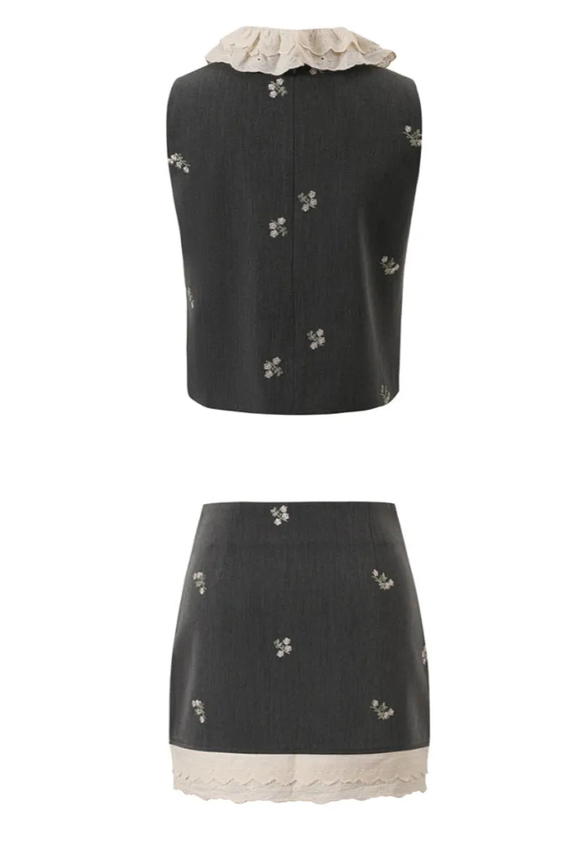 2-Design Sweet Suit Top / Skirt