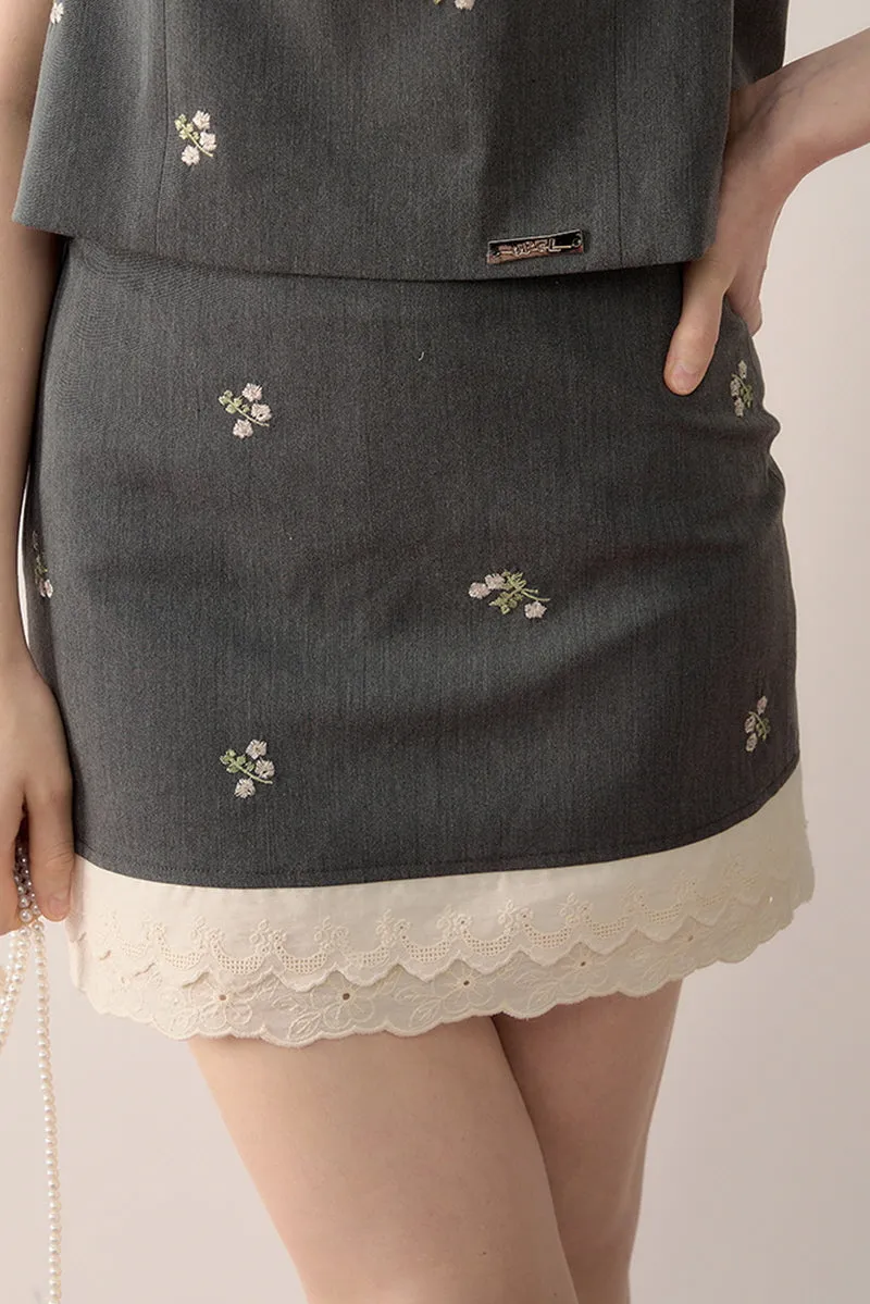 2-Design Sweet Suit Top / Skirt
