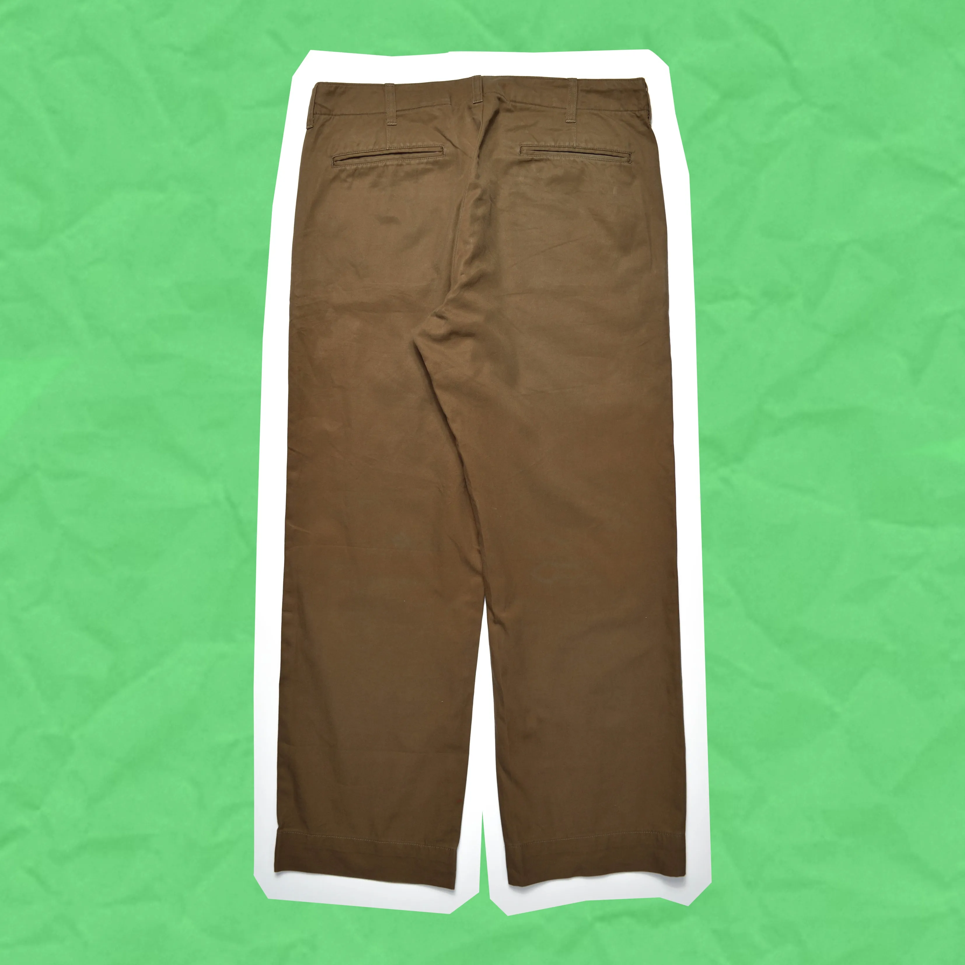 2004 Two Tone Beige / Brown Split Pants (S~M)