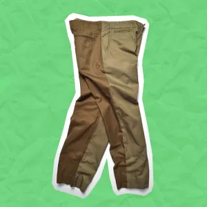 2004 Two Tone Beige / Brown Split Pants (S~M)