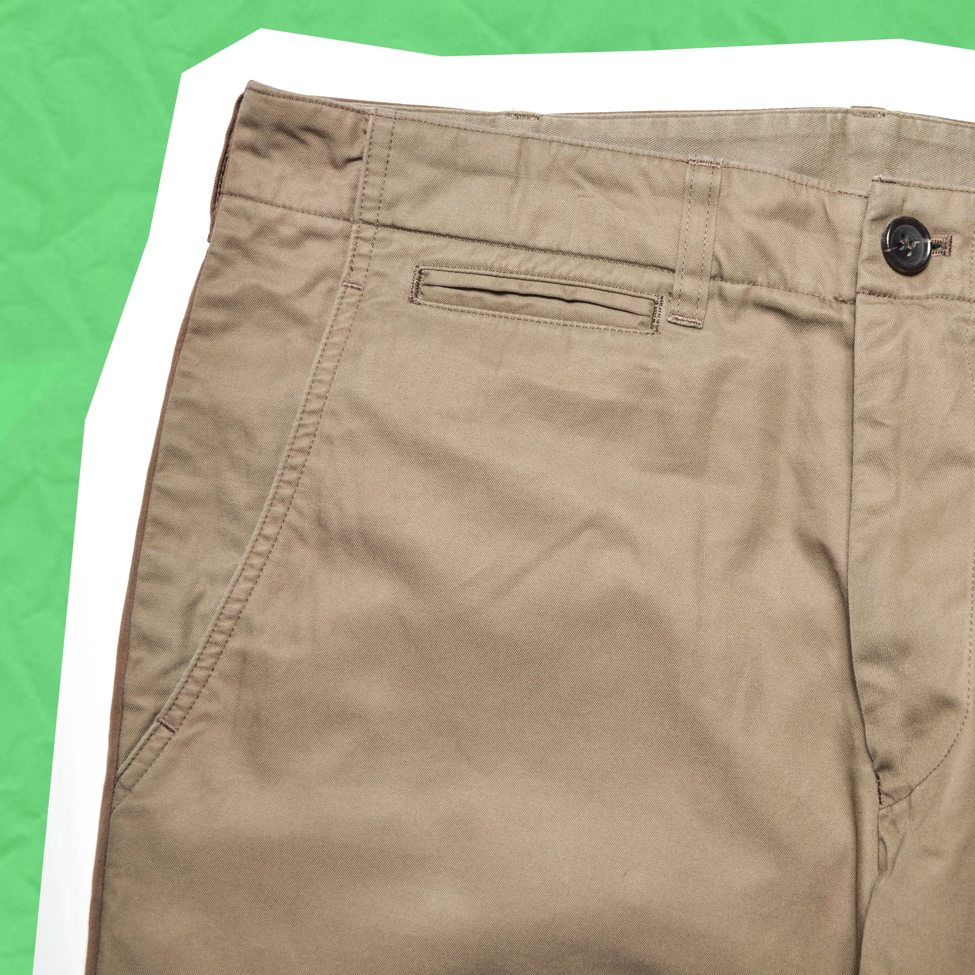 2004 Two Tone Beige / Brown Split Pants (S~M)