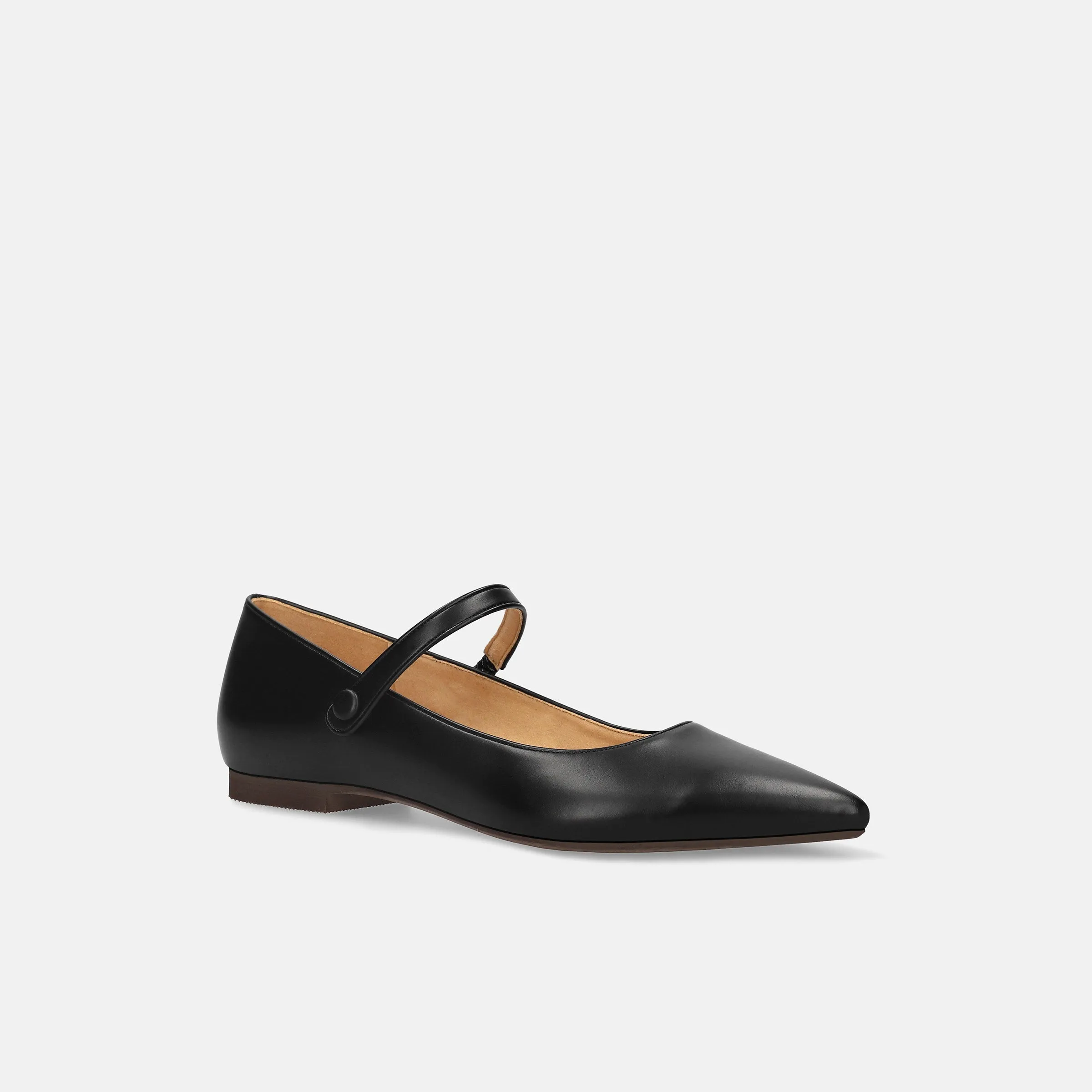 20%OFF: 2024SS: Mary Jane Strap Flat Shoes (4802) Black