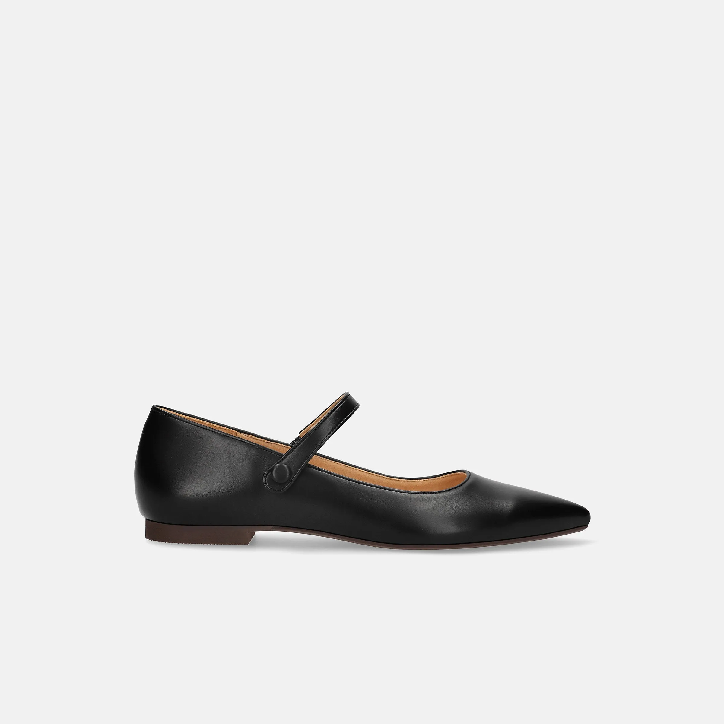 20%OFF: 2024SS: Mary Jane Strap Flat Shoes (4802) Black