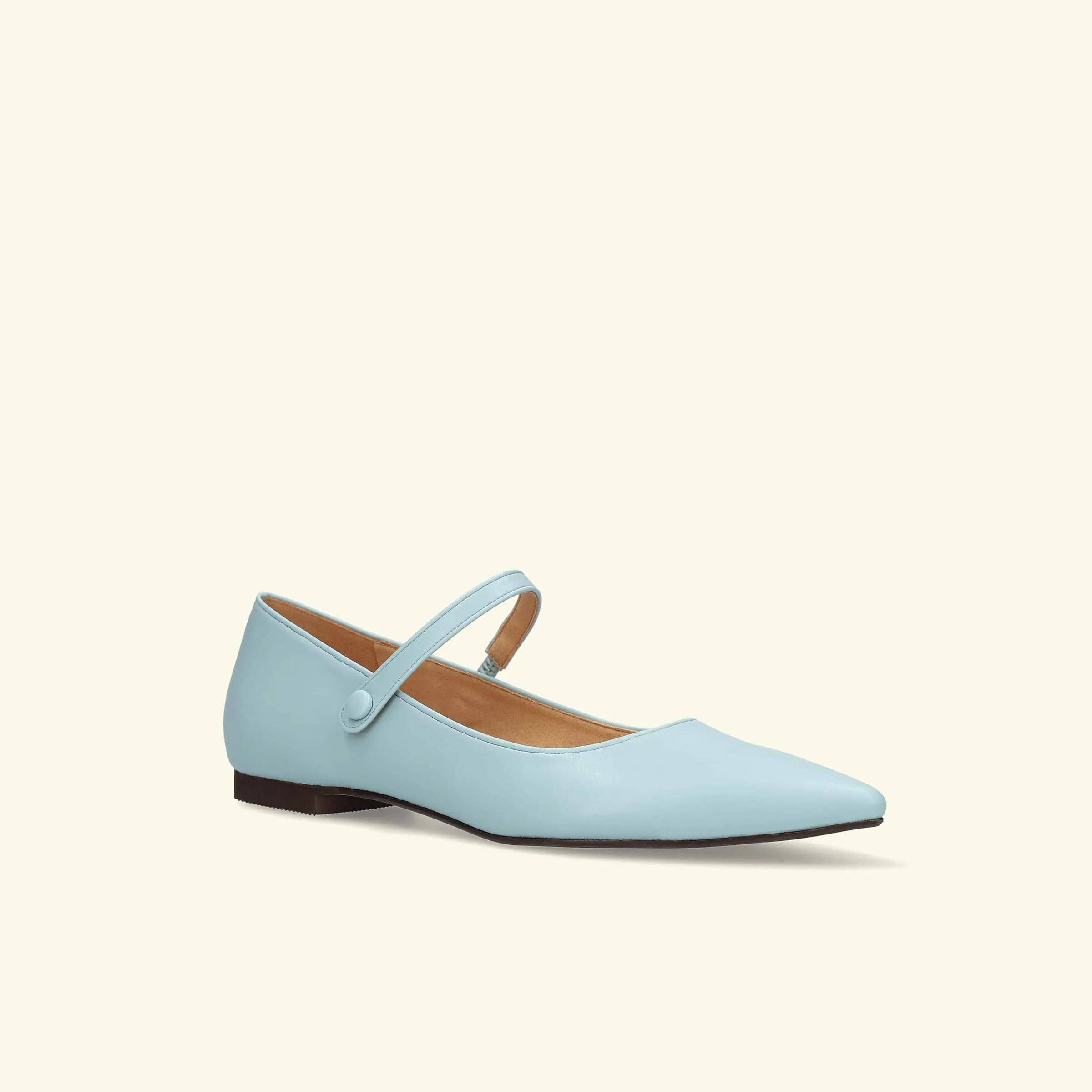 50% OFF: Mary Jane Strap Flat Shoes (4802) Blue Gray