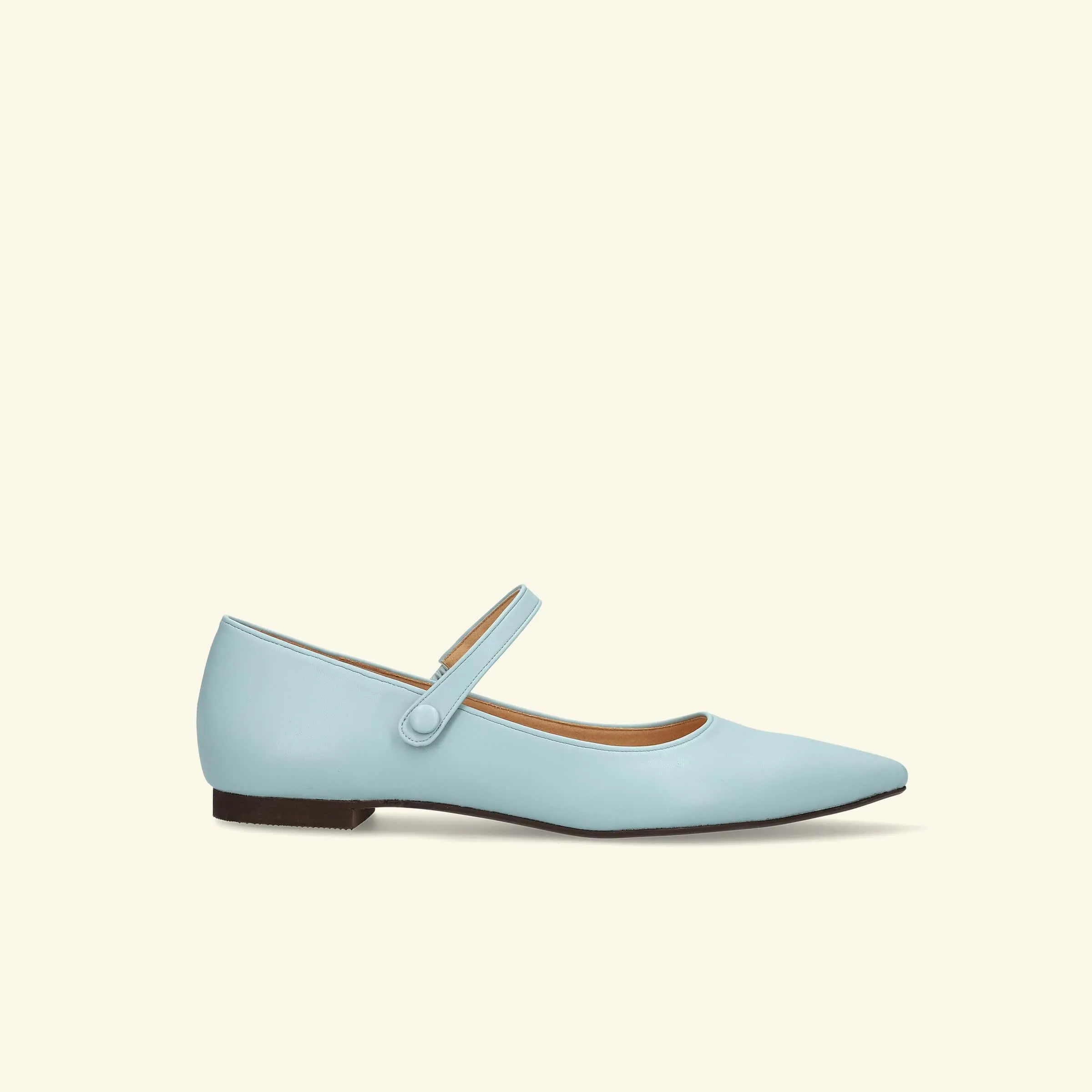 50% OFF: Mary Jane Strap Flat Shoes (4802) Blue Gray