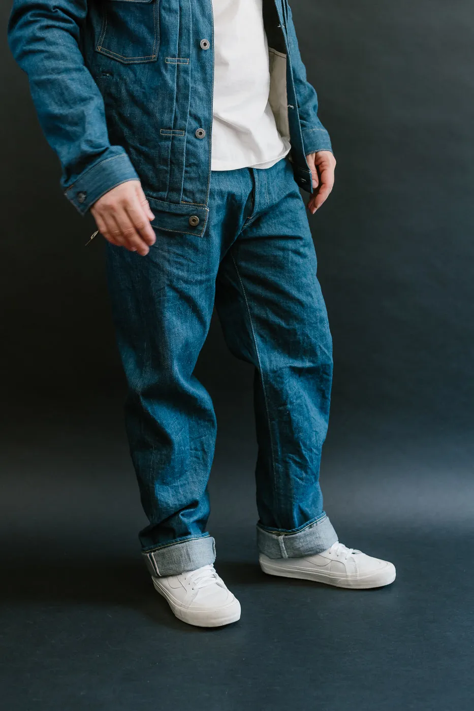 570-OFBD - 13.7oz "Old Faded Blue" Selvedge Denim - Classic Straight