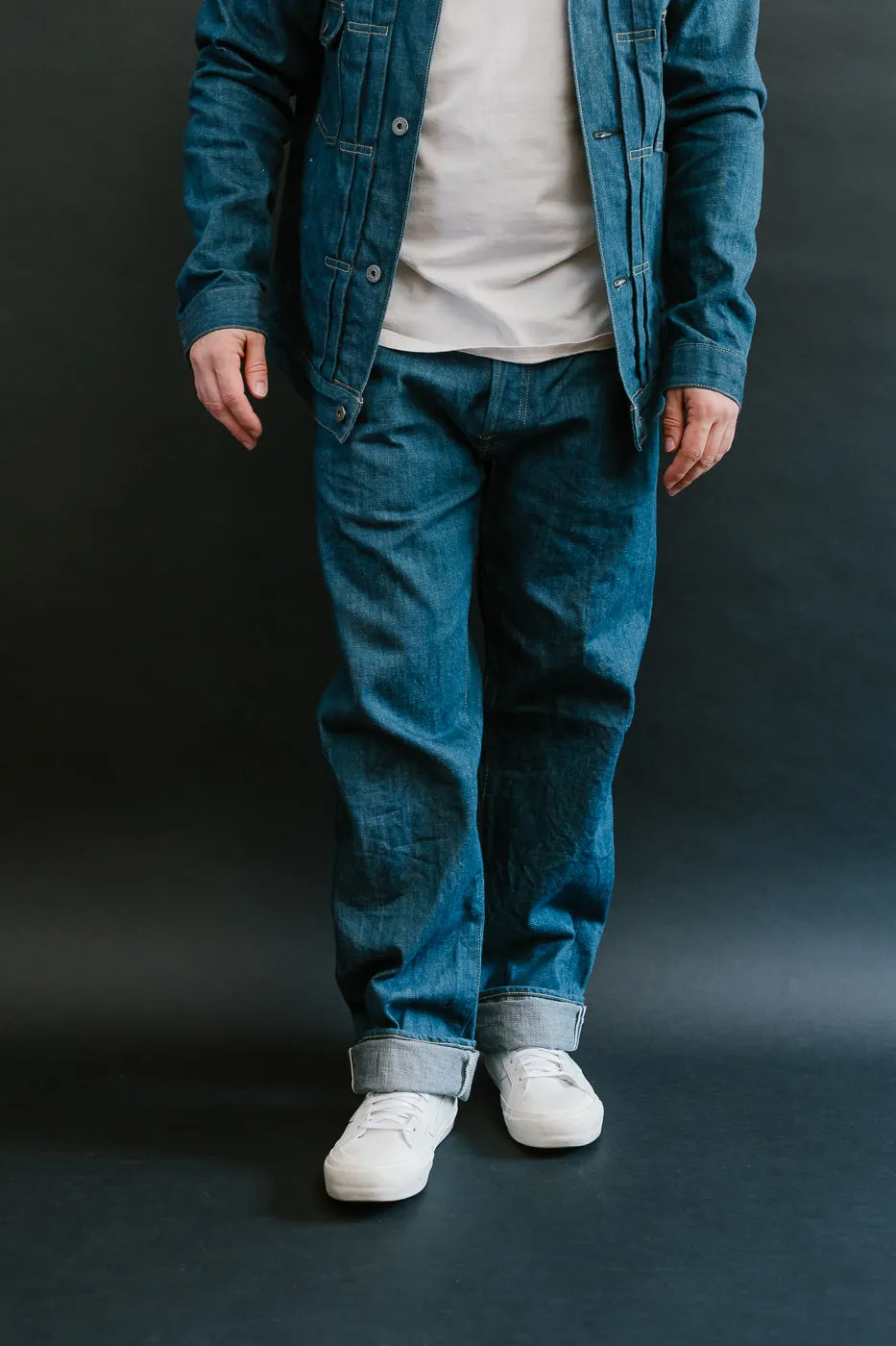 570-OFBD - 13.7oz "Old Faded Blue" Selvedge Denim - Classic Straight