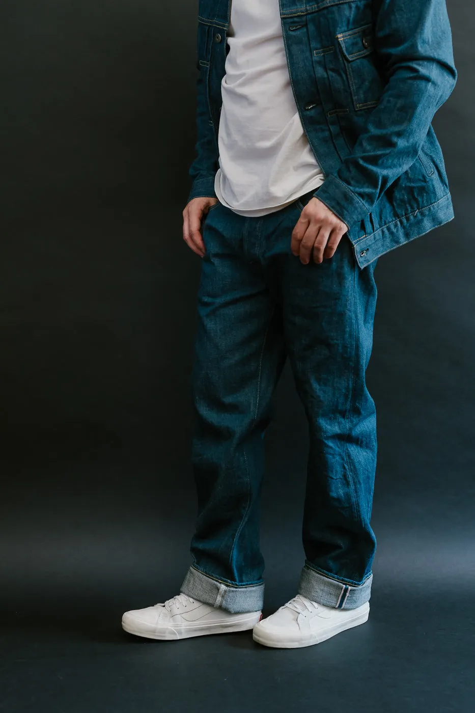 570-OFBD - 13.7oz "Old Faded Blue" Selvedge Denim - Classic Straight