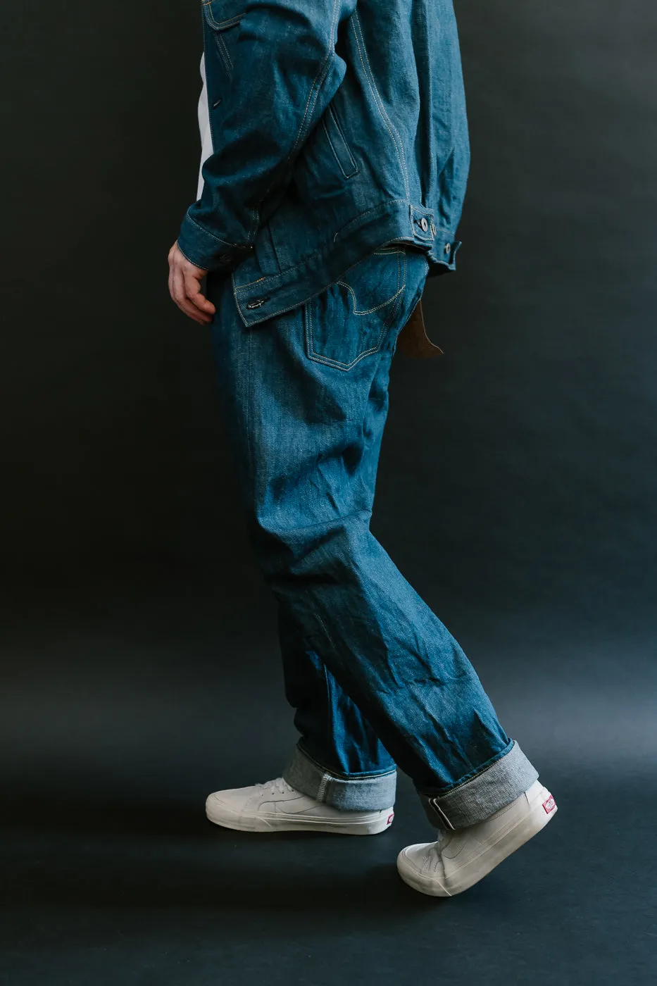 570-OFBD - 13.7oz "Old Faded Blue" Selvedge Denim - Classic Straight