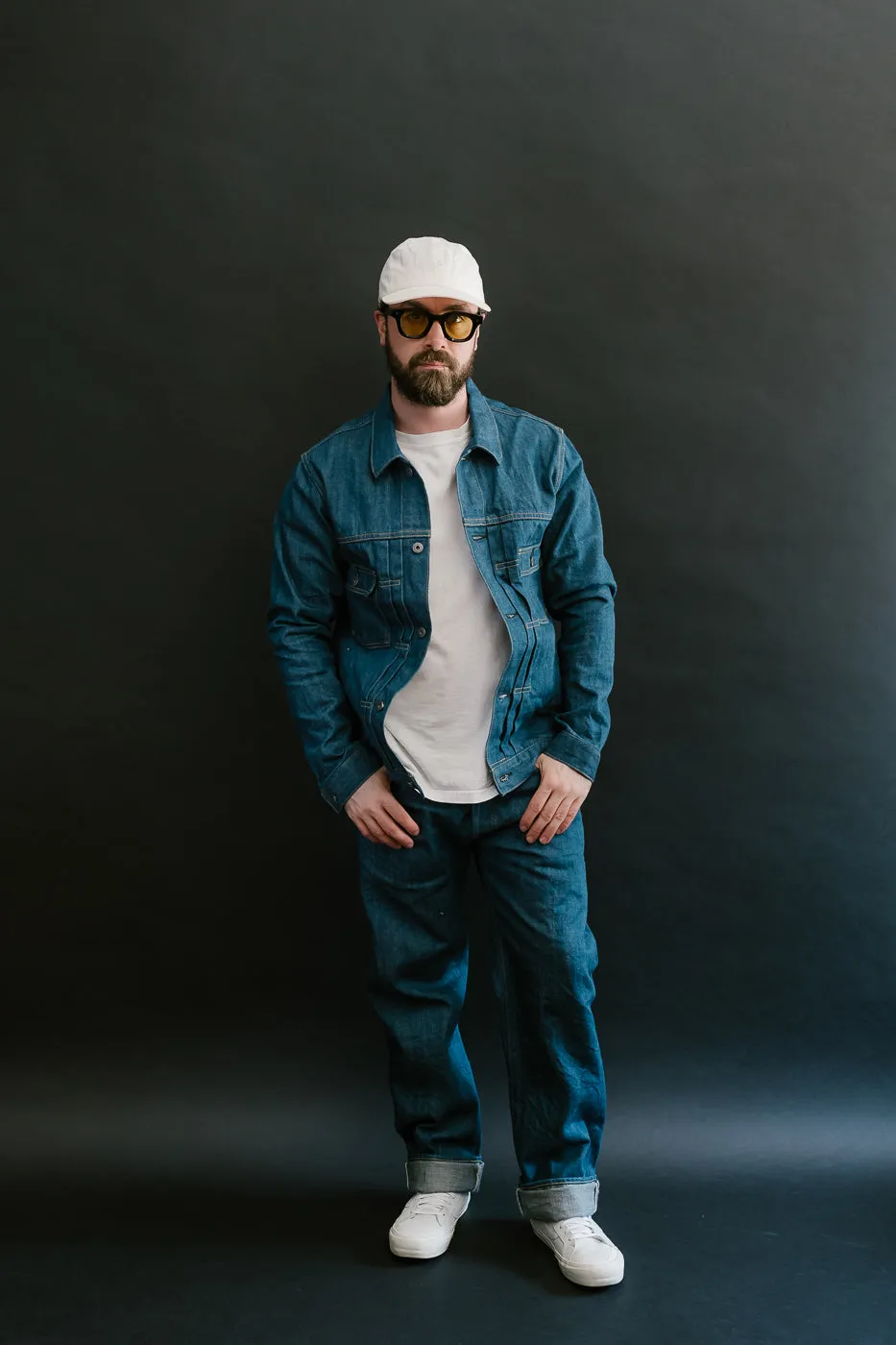 570-OFBD - 13.7oz "Old Faded Blue" Selvedge Denim - Classic Straight