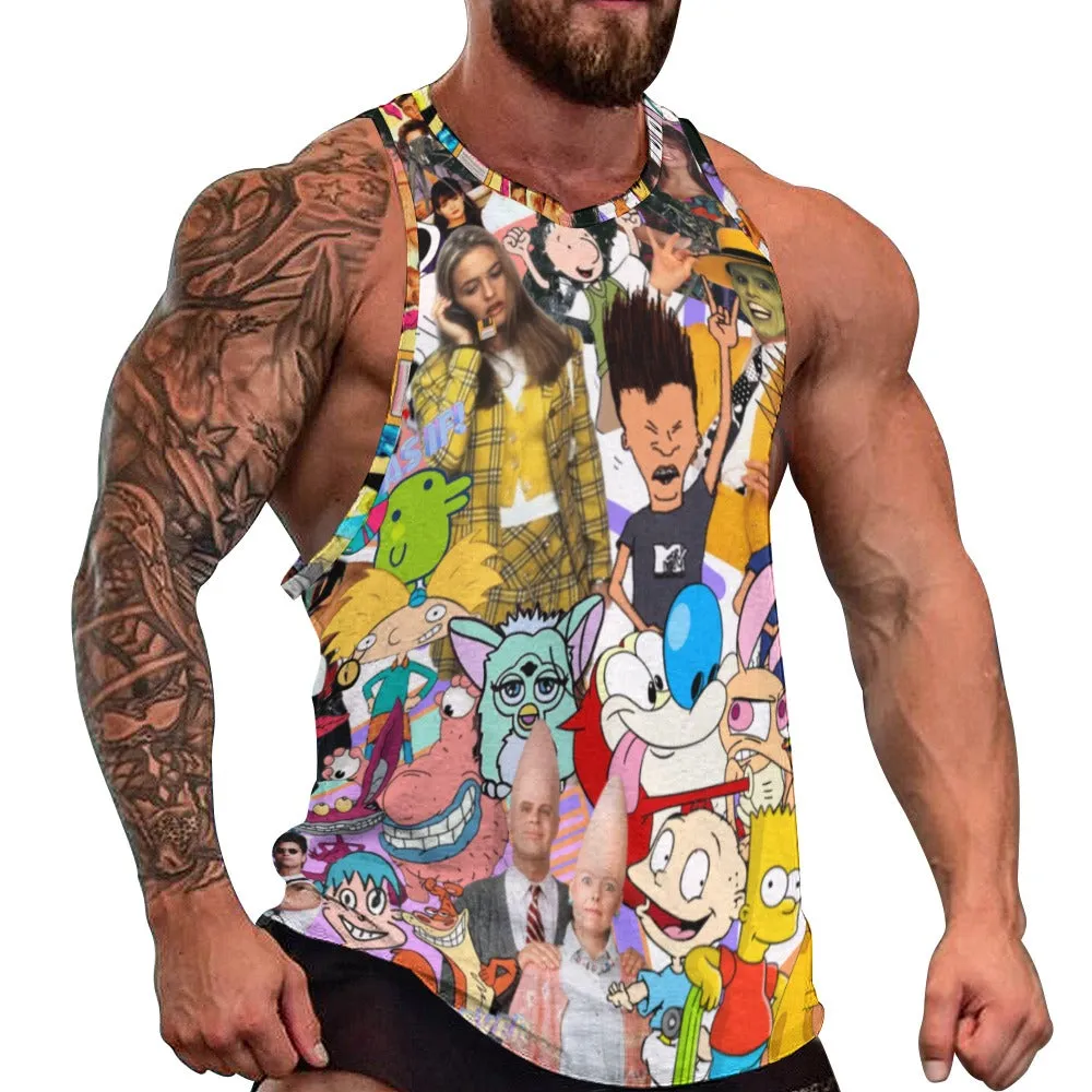 90s Icons Collage Men's Full print vest