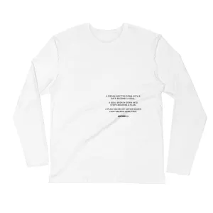 A Dream Written Off-Center Long-Sleeve Tee