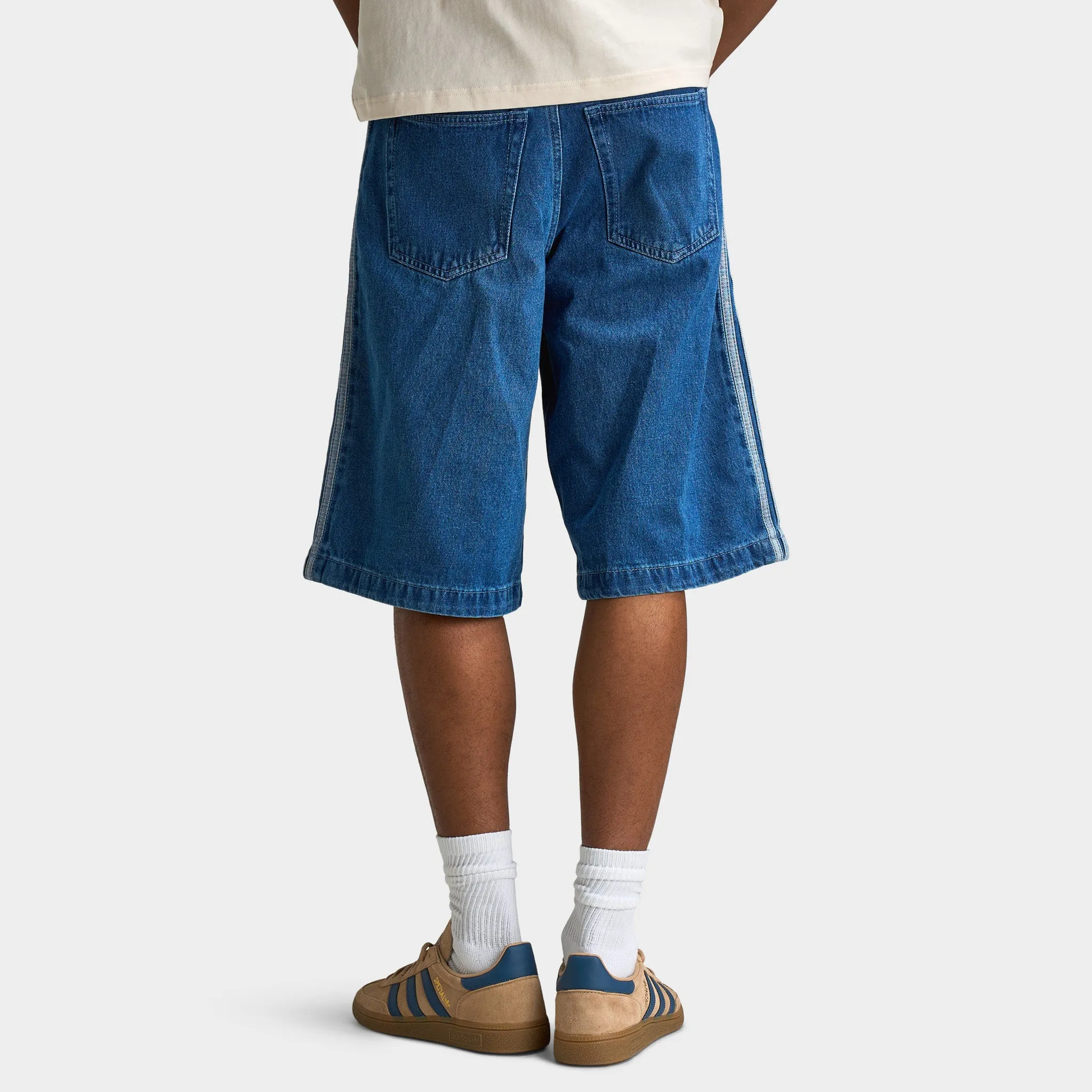 adidas Adicolor Denim Firebird Shorts / Blue