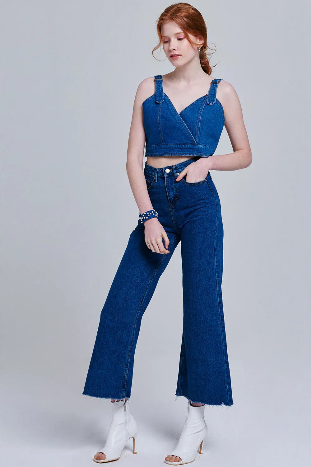 Agnes Flare Denim Pants