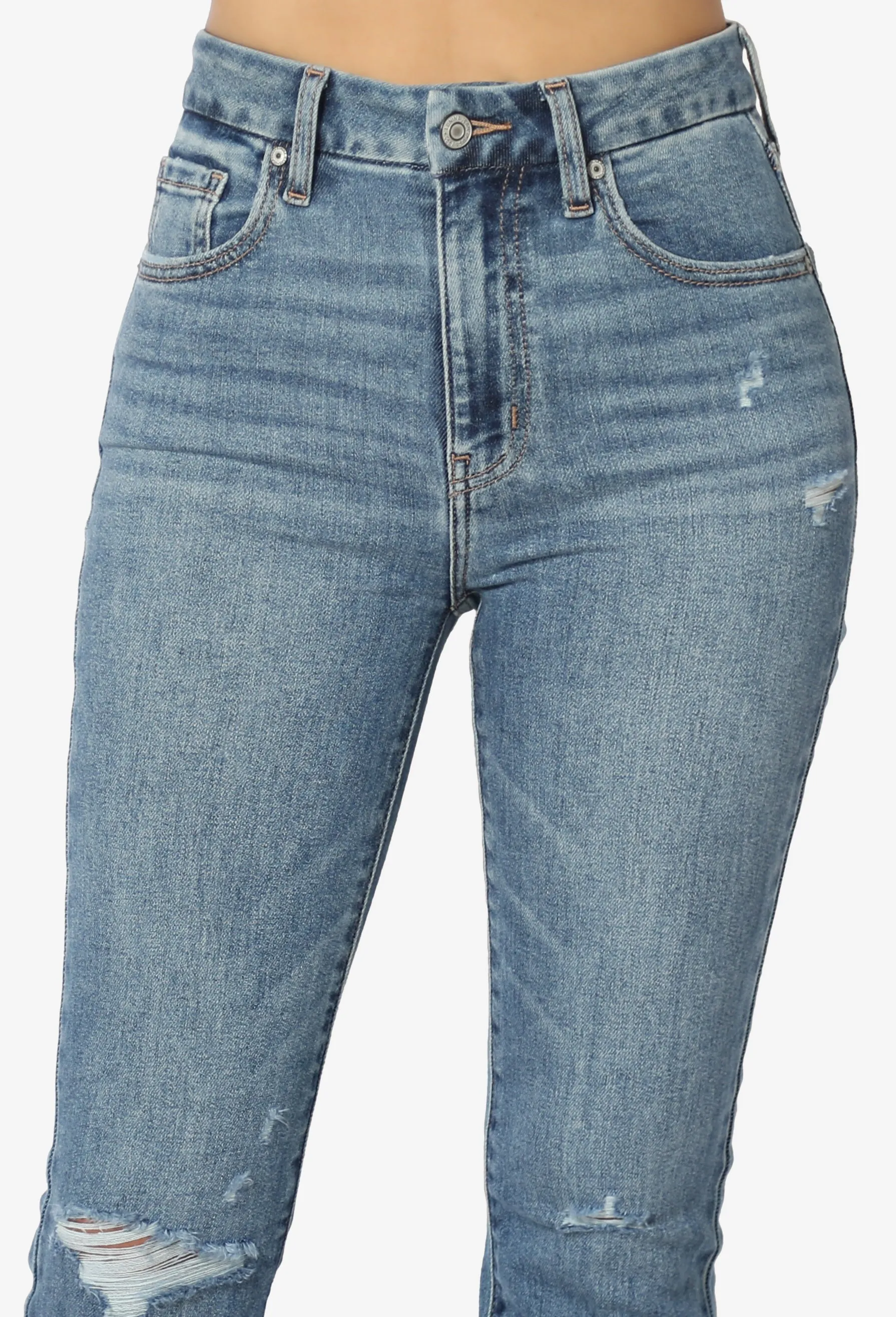 Aliyah Super High Rise Flare Jeans in LIVLY