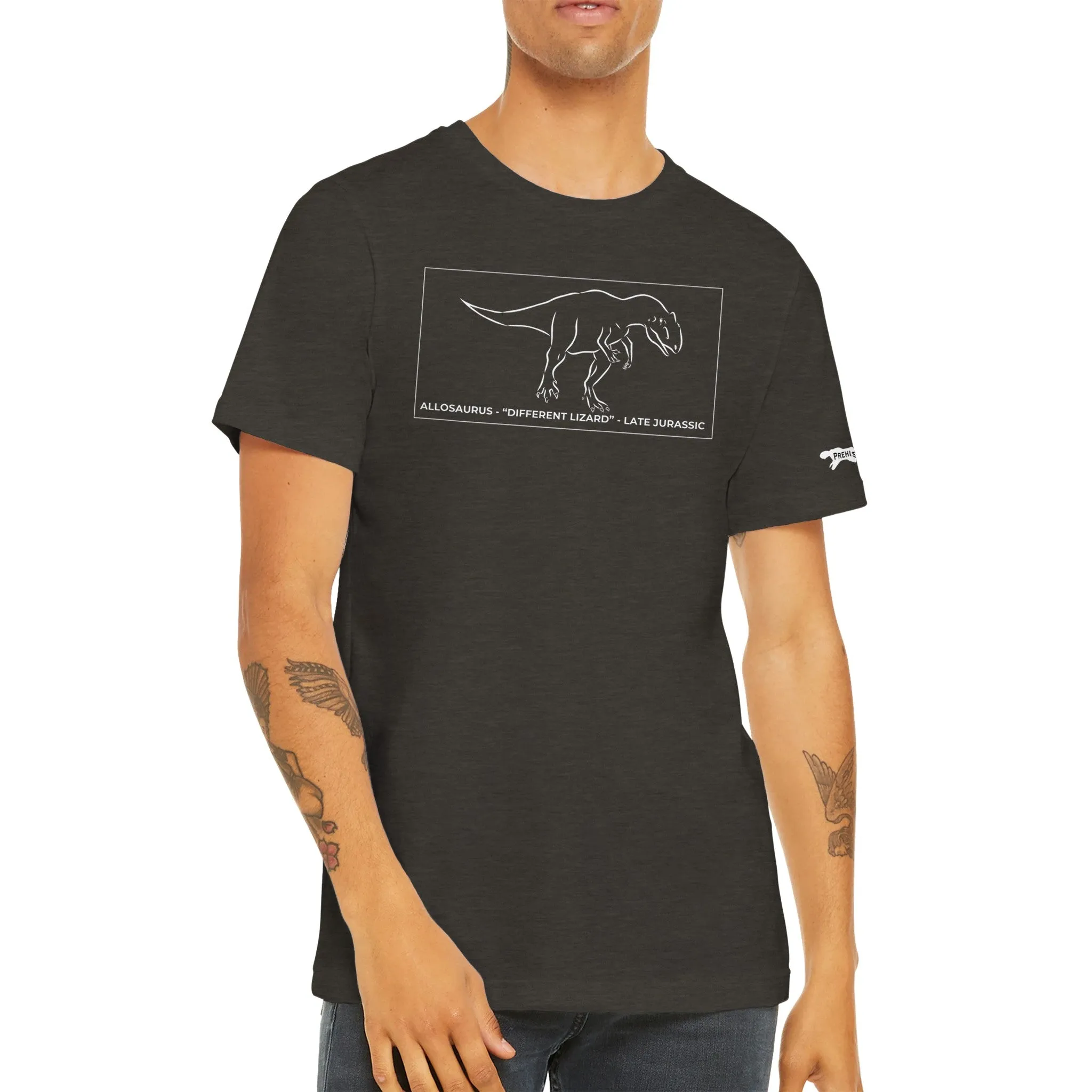 Allosaurus Infocard - Premium Unisex T-Shirt