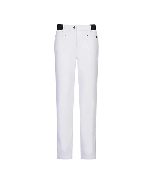 ANEW Golf: Women Thin Fleece Basic L/PT - Off White