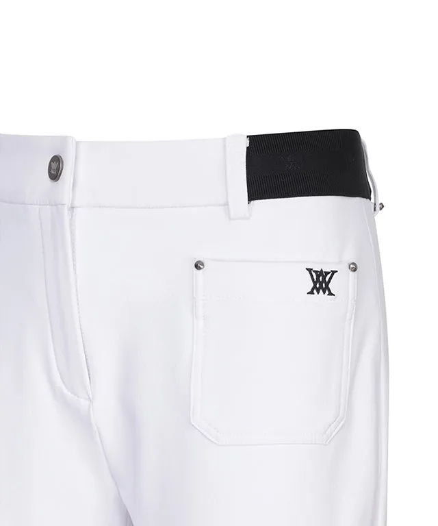 ANEW Golf: Women Thin Fleece Basic L/PT - Off White