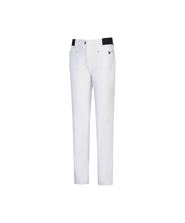 ANEW Golf: Women Thin Fleece Basic L/PT - Off White