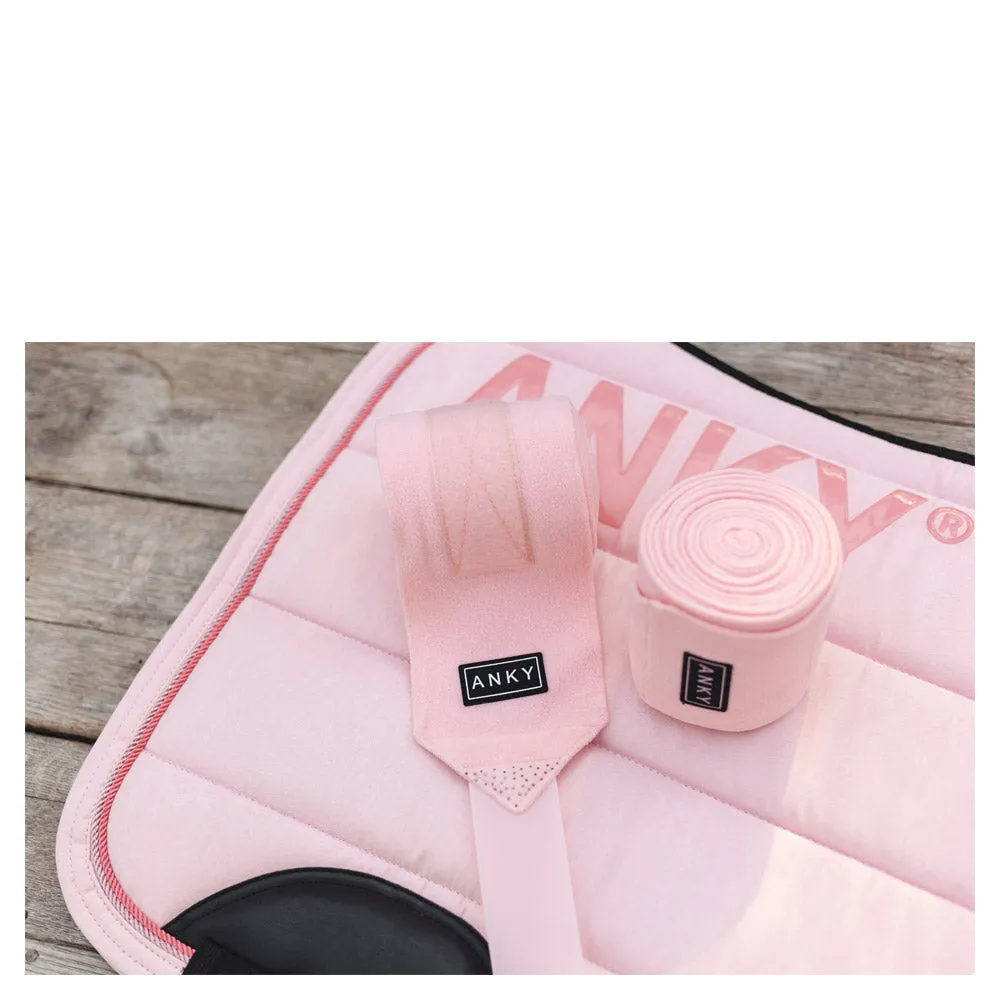 Anky pale rosette dressage set