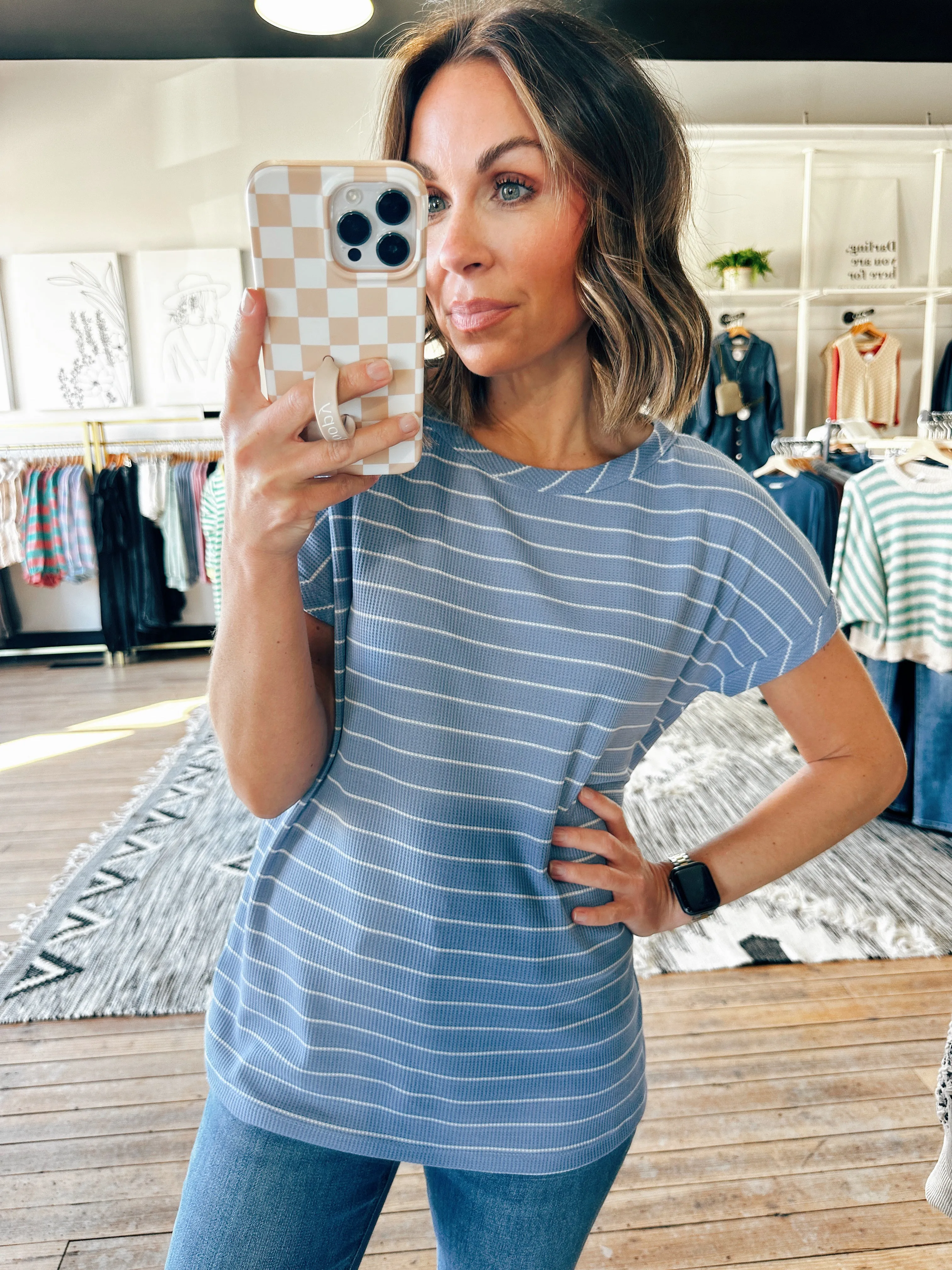Audrey Striped Tee