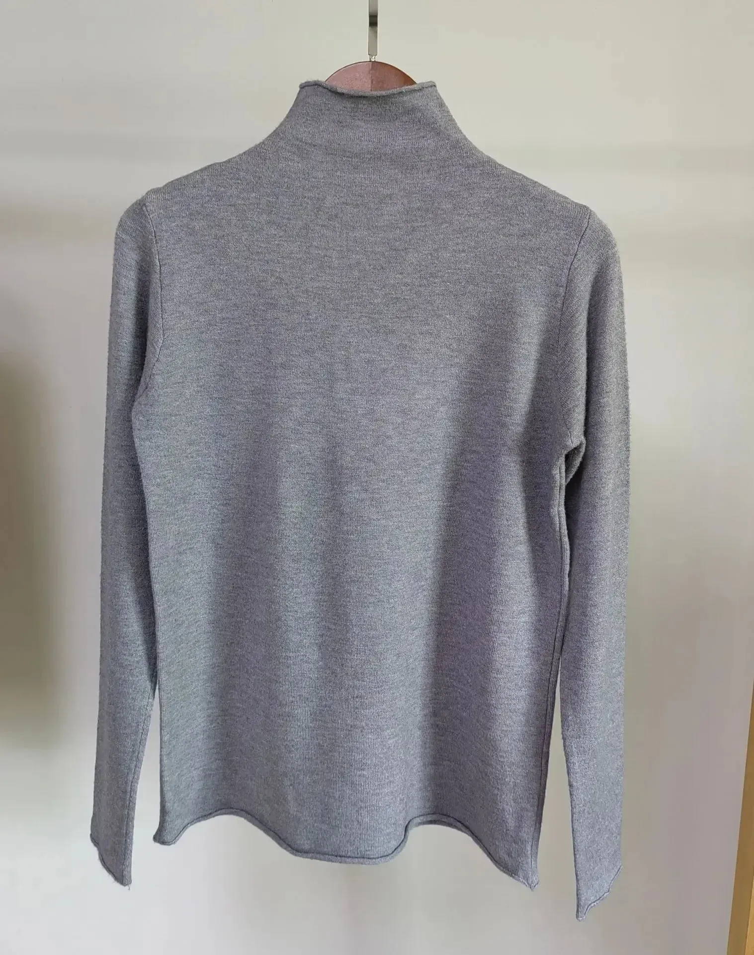 Autumn Winter Vintage Turtleneck Sweater for Women