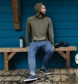 Bamboo Lightweight Fleece Jogger | Free Fly | Storm Cloud