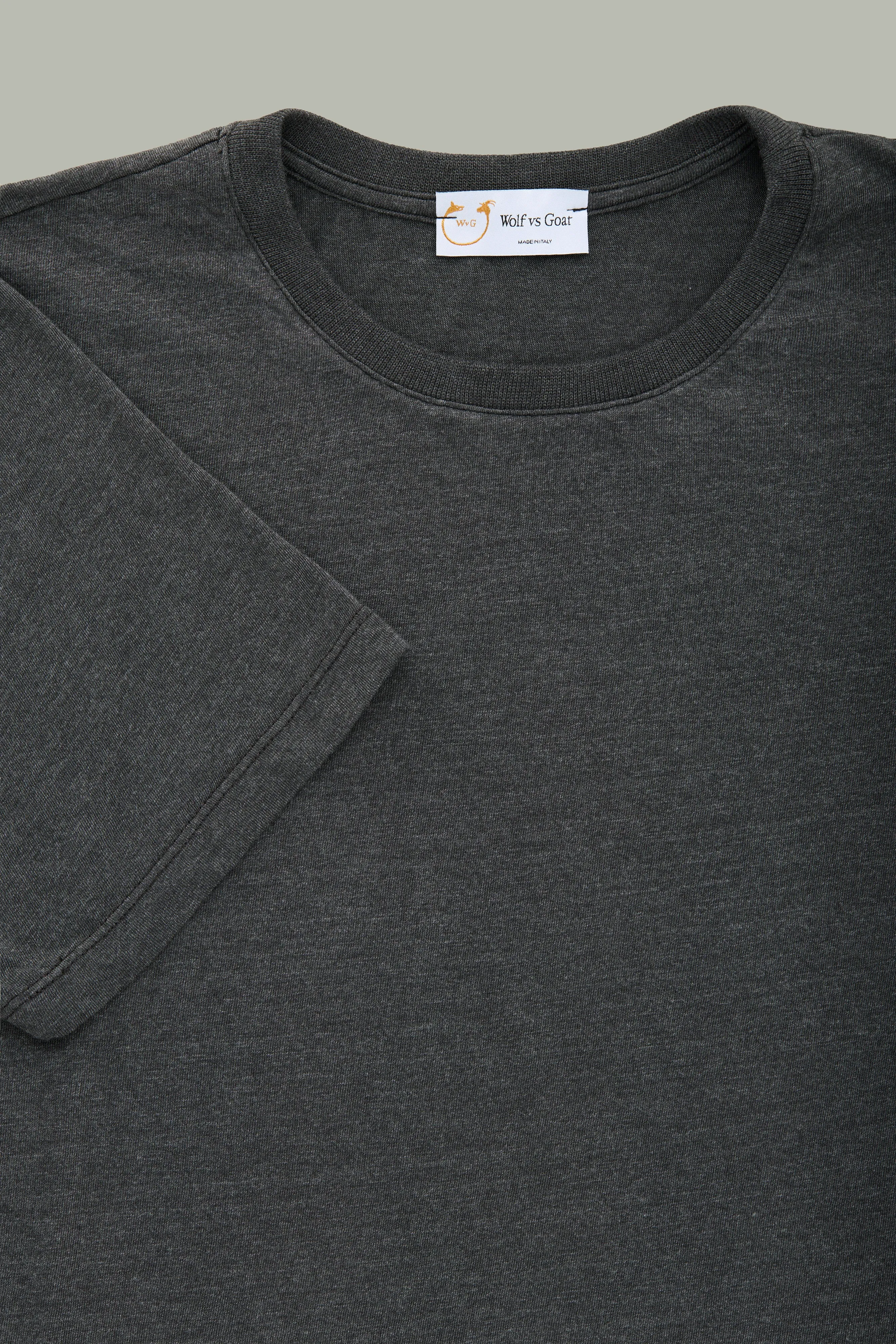 Bamboo Sorona Crew Neck Nero Black