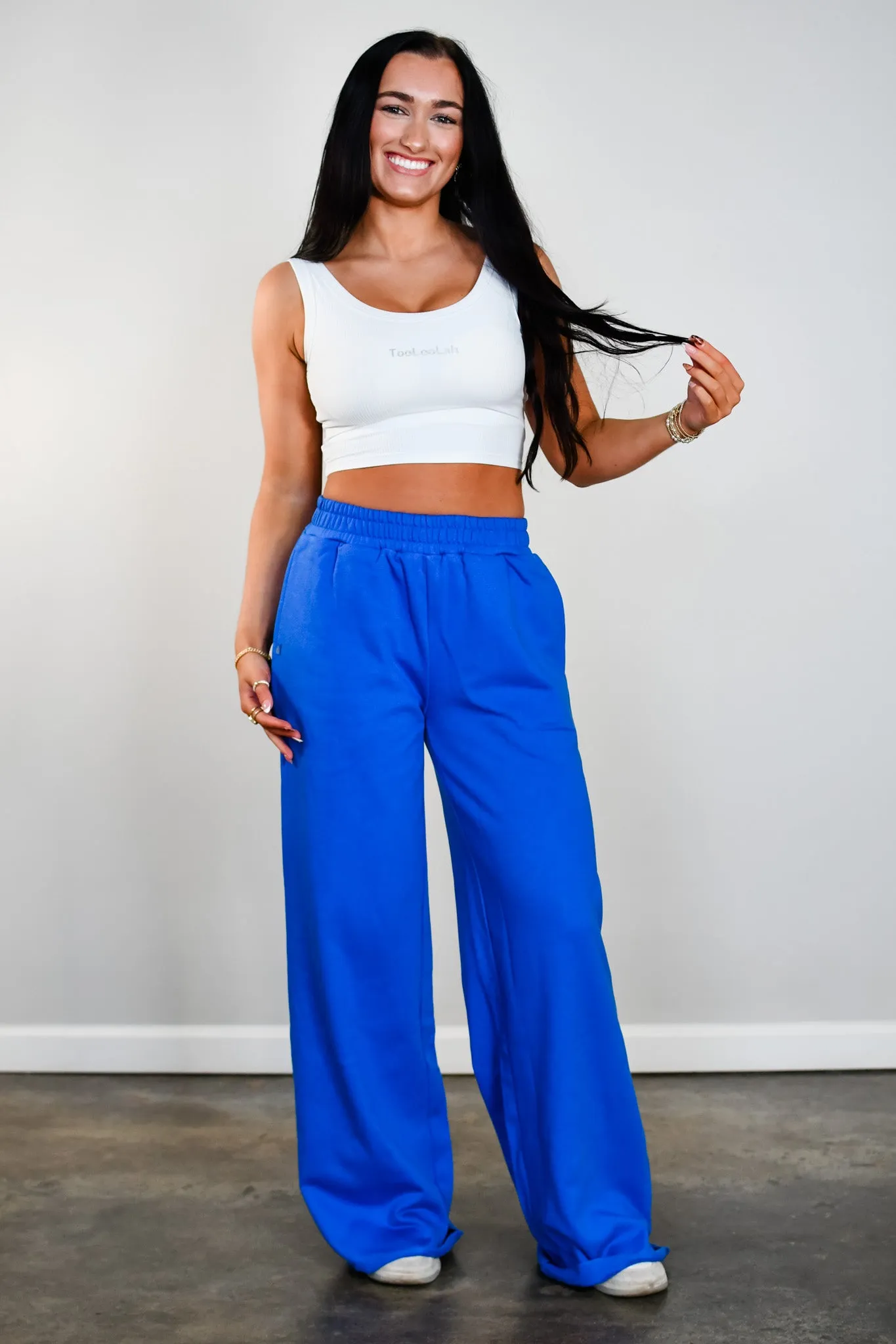 Baseline Straight Leg Joggers - Royal Blue