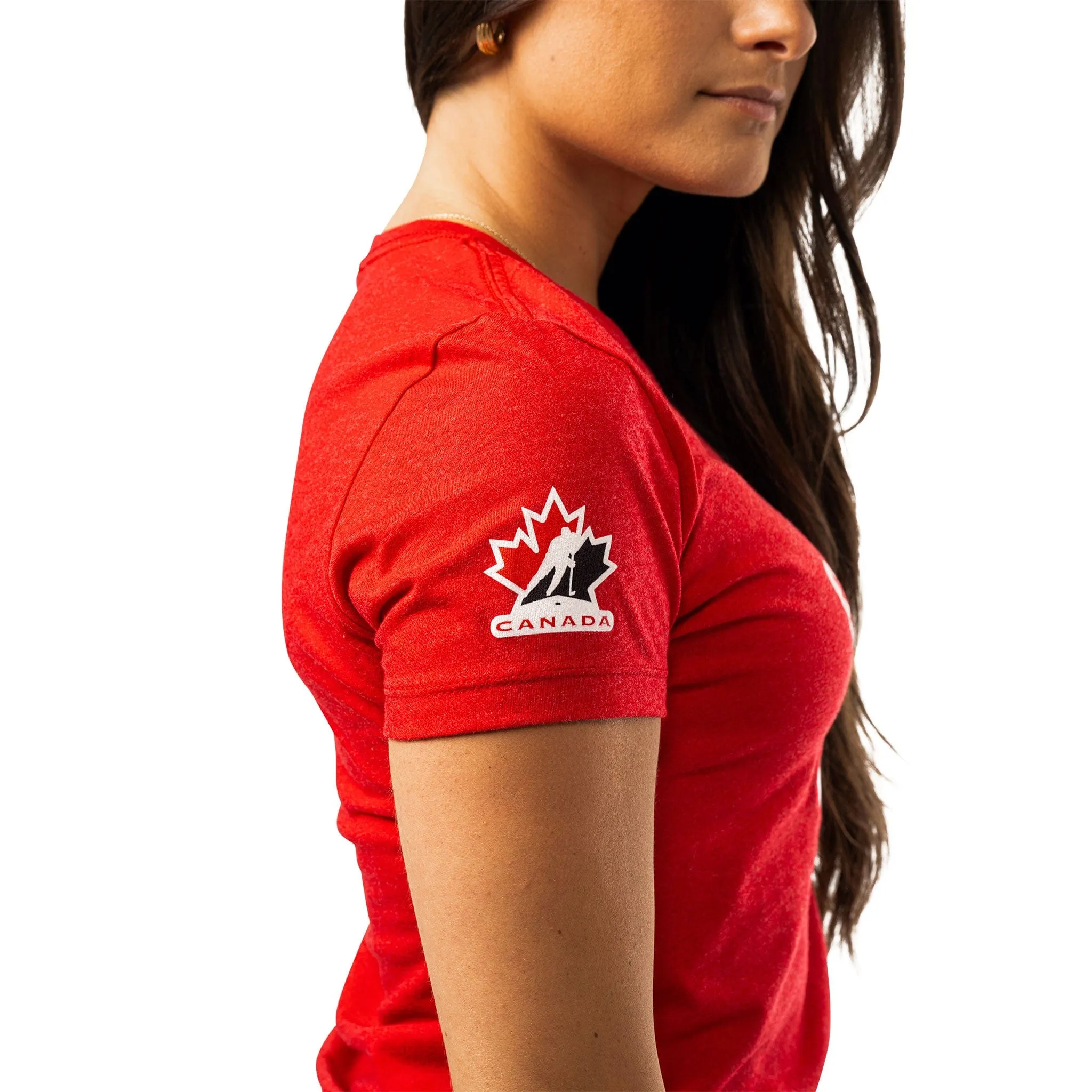 Bauer Hockey Canada Womens Graphic Shortsleeve Shirt - Red