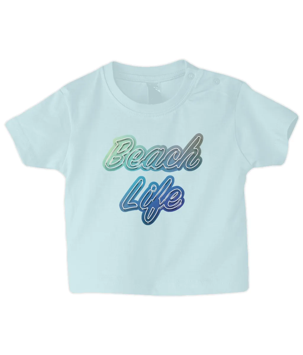 Beach Life Baby T Shirt