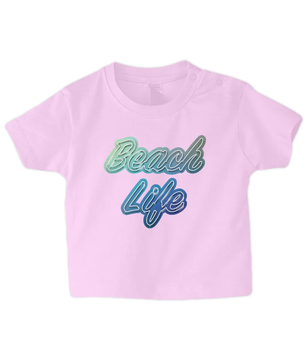 Beach Life Baby T Shirt
