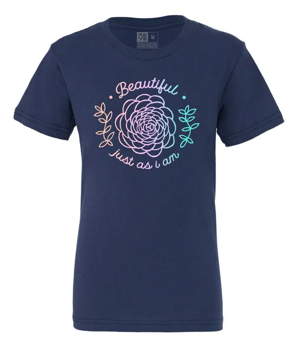 Beautiful Just As I am Girls Tee