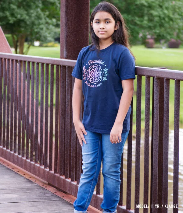 Beautiful Just As I am Girls Tee