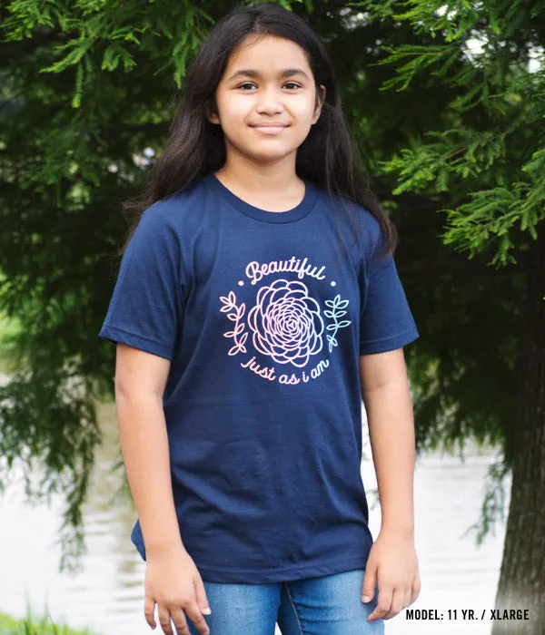 Beautiful Just As I am Girls Tee