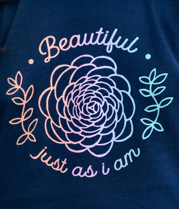 Beautiful Just As I am Girls Tee