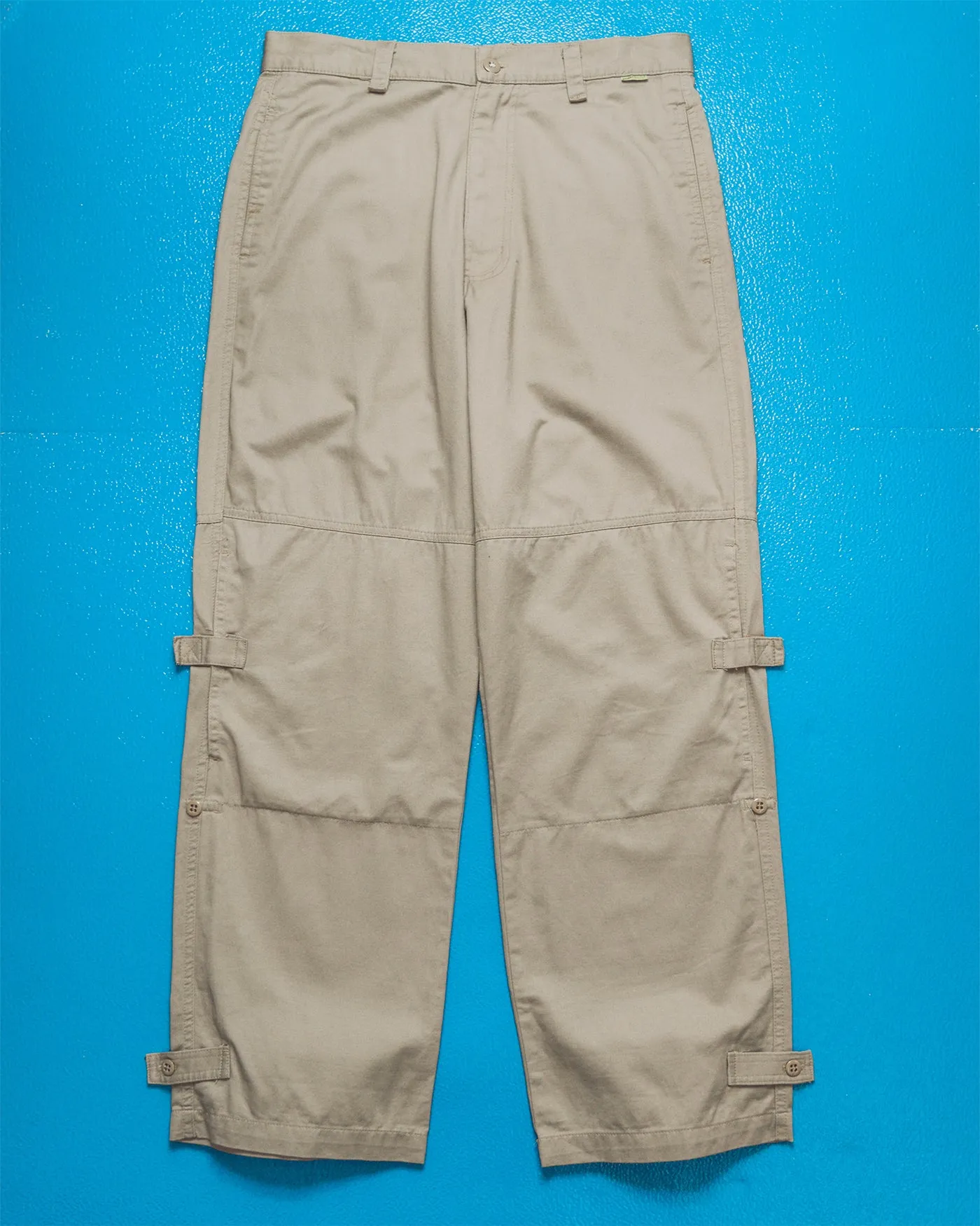 Beige Side Mesh Knee Pocket Cargo Pants (30~31)