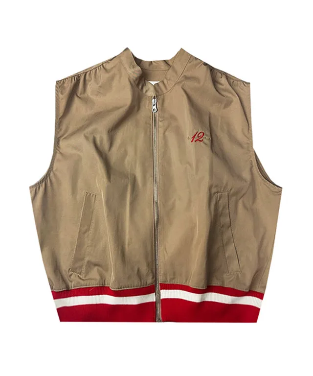 BENECIA 12 Memory Shirring Vest Deep - Beige