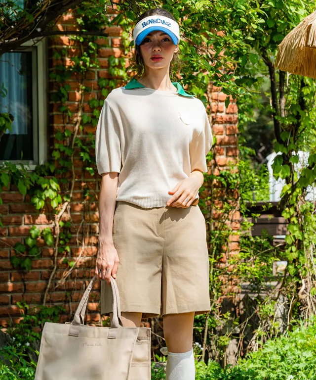 BENECIA 12 Puff R Double Collar - Beige
