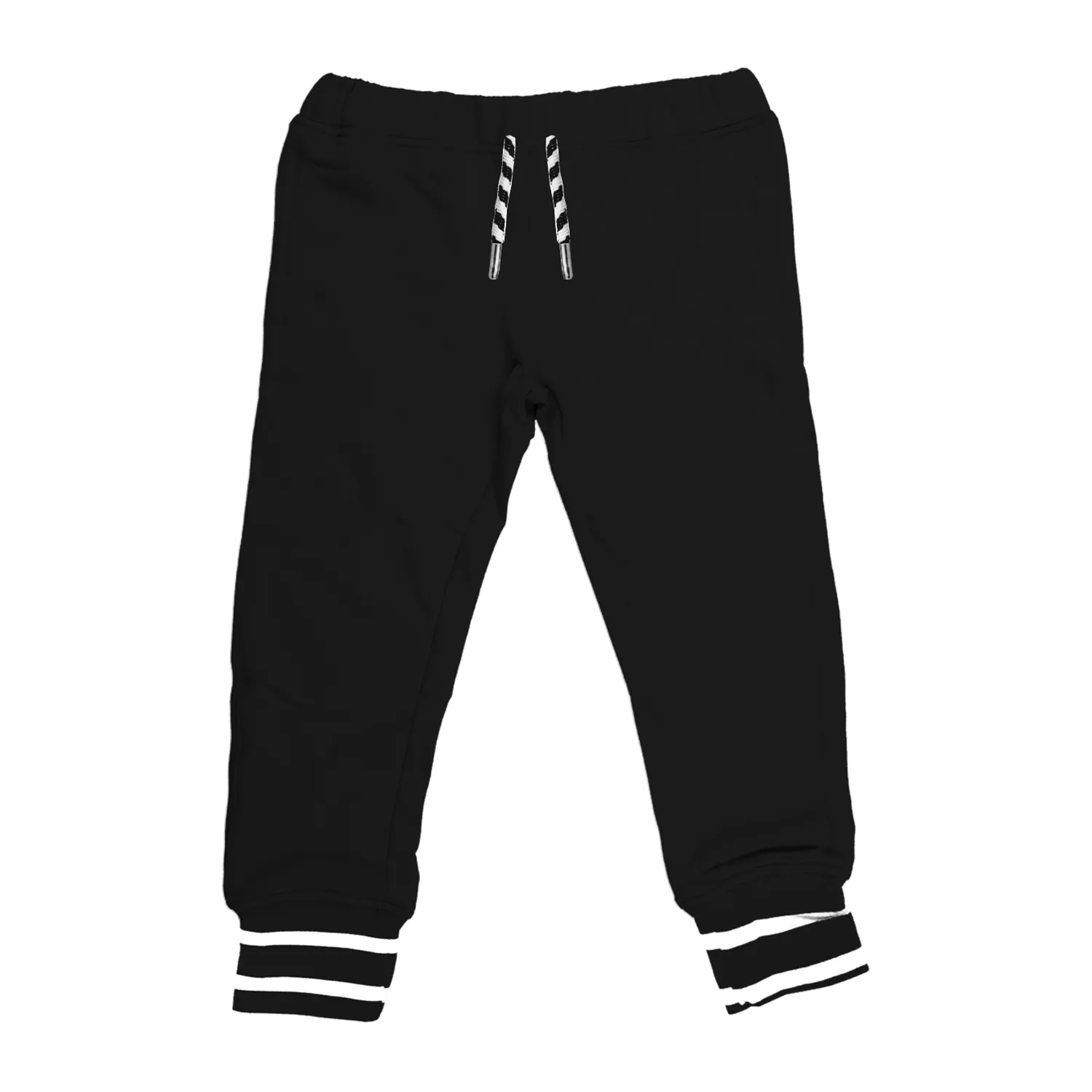 BEST Bamboo Drawstring Cuffed Joggers - Black