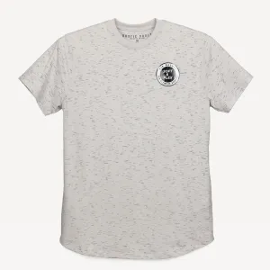 Biowash Printed Flex Tee - Oyster Mushroom
