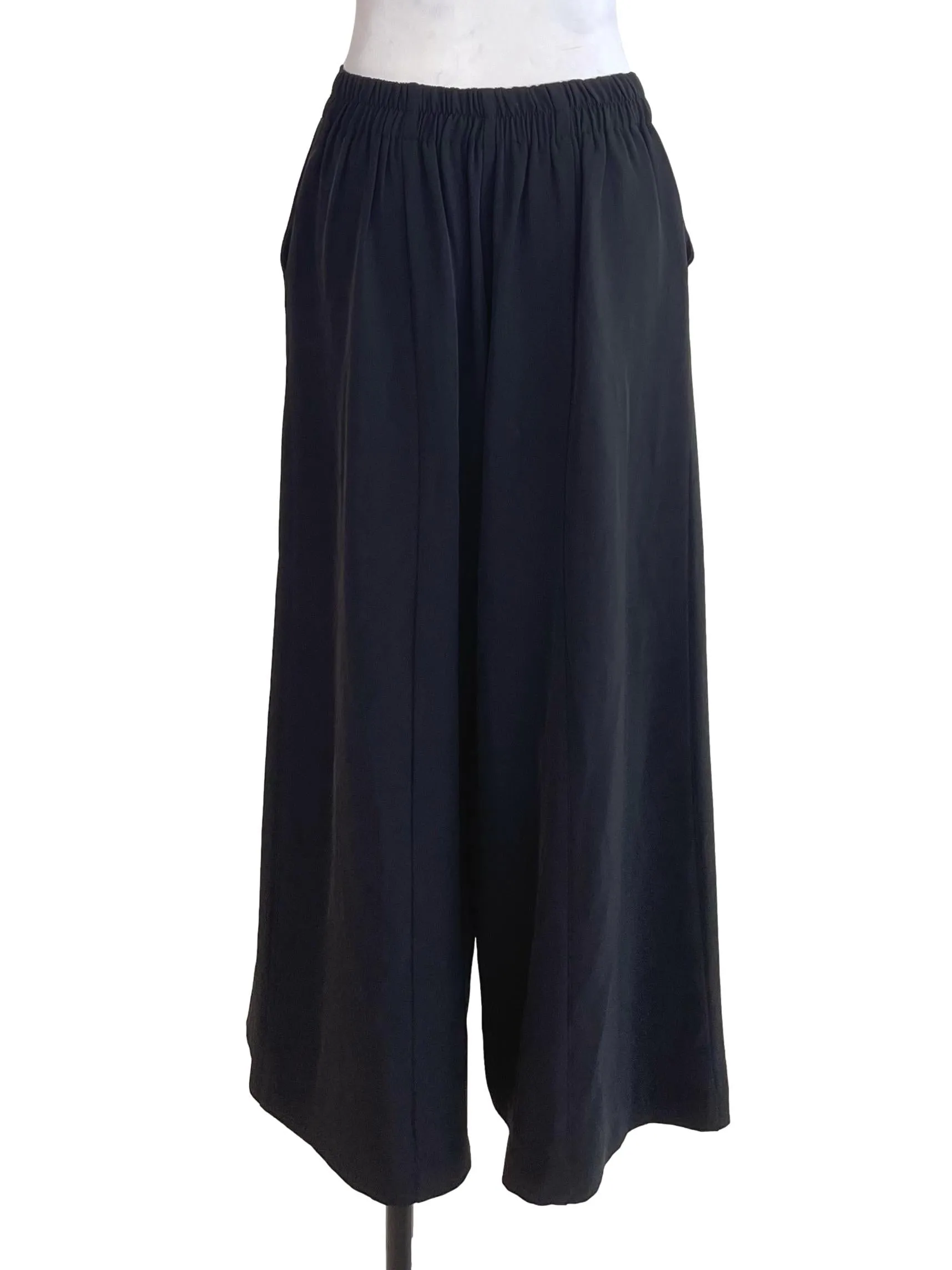 Black Basic Culottes