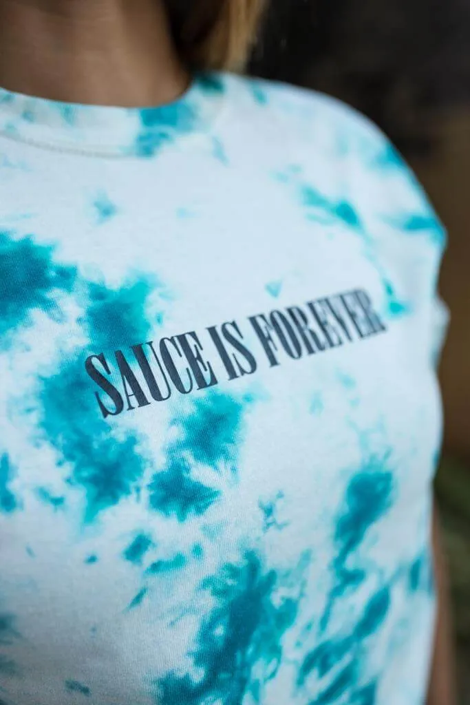 Black Sauce Is Forever (S) | Teal Cloud Tee (LOVE Sleeve)