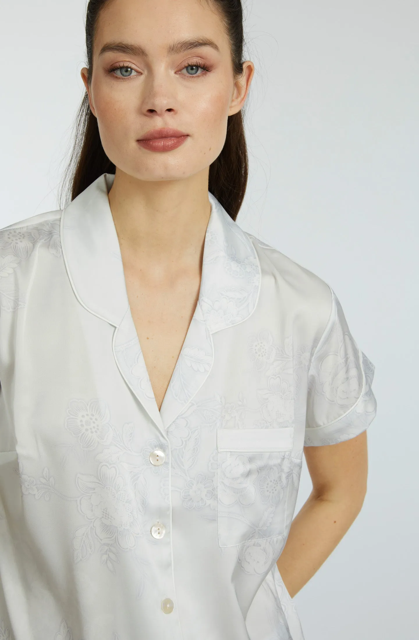 Bliss Angel White Short PJ Set