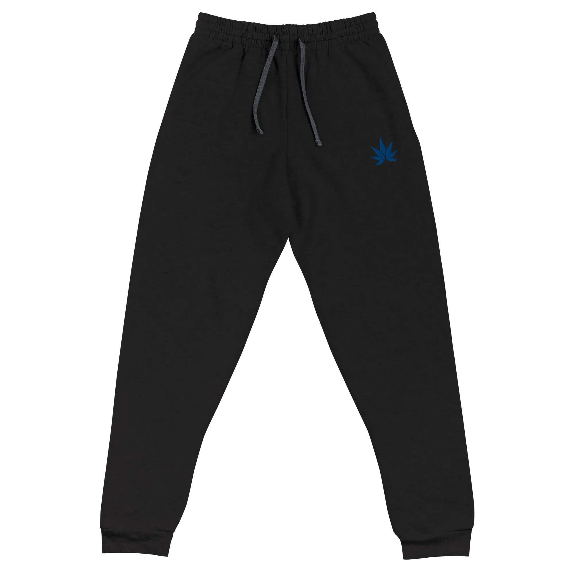 Blue Cannabis Leaf Unisex Joggers