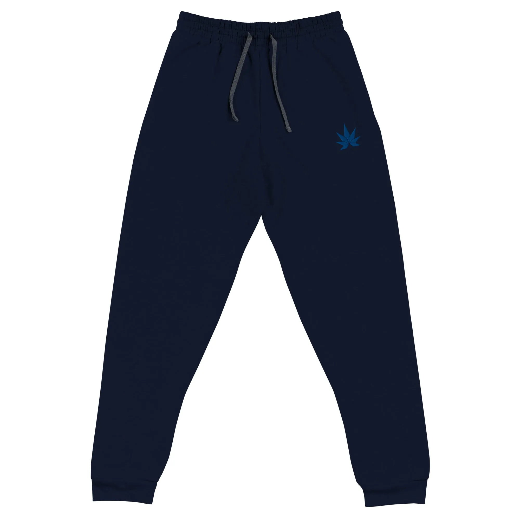 Blue Cannabis Leaf Unisex Joggers