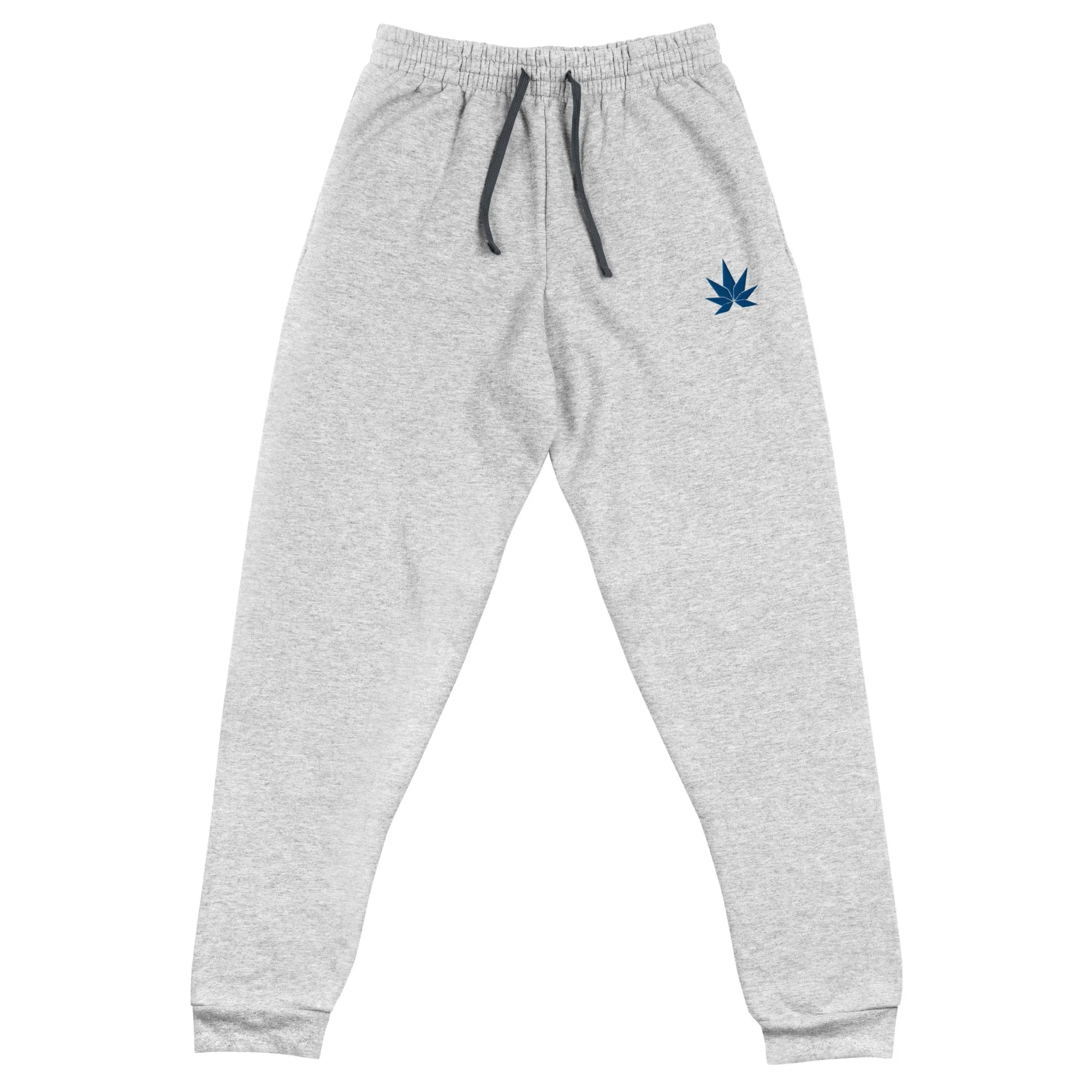 Blue Cannabis Leaf Unisex Joggers